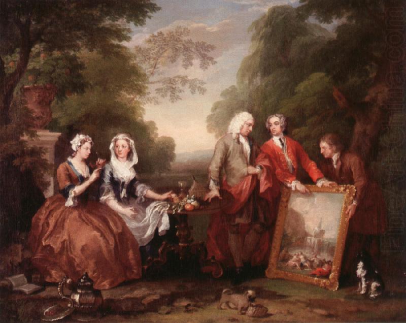 William Hogarth Dialogue china oil painting image